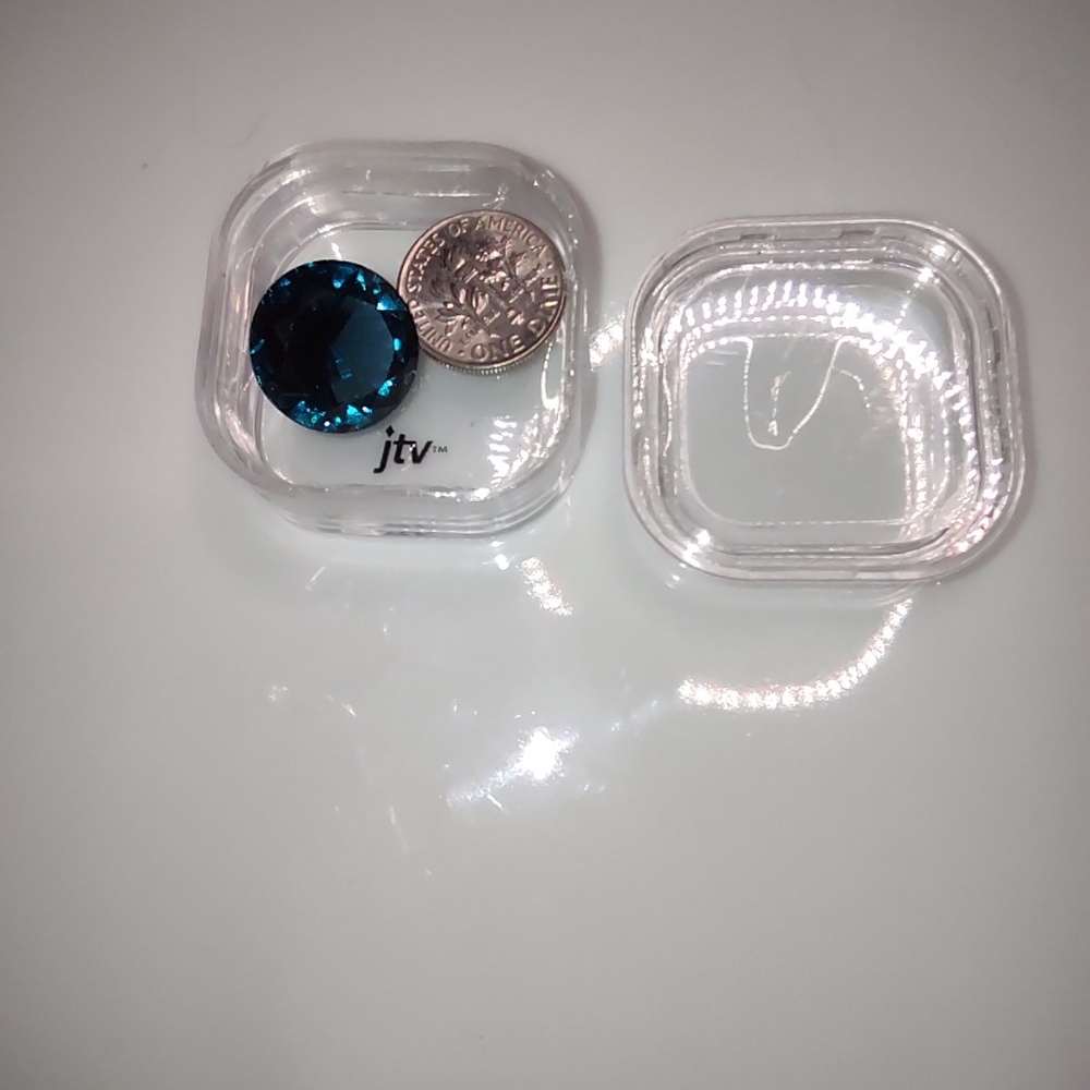 Loose gems blue 17mm JTV - Picture 5 of 6